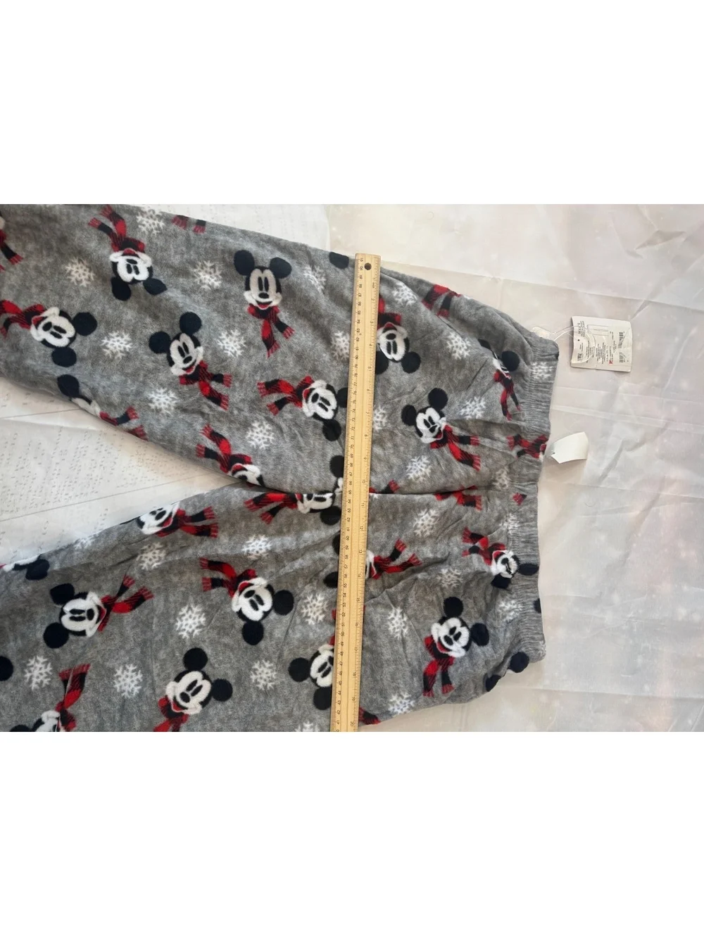 Disney Mickey Mouse gray fleece pajama pants CLOTHING00048